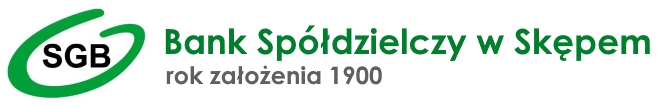 Logo Banku Spółdzielczego w Skępem.